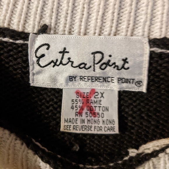 Vintage Extra Point by Reference Point Holiday sweater - Picture 3 of 5